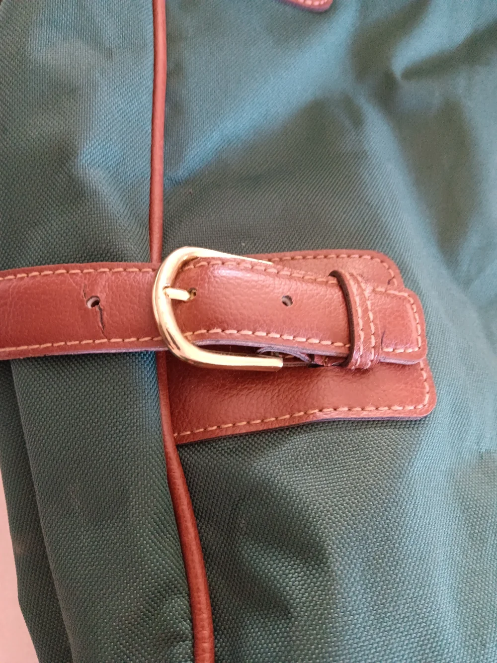 Green Leather-Trim Weekender Bag - Polo by Ralph Lauren
